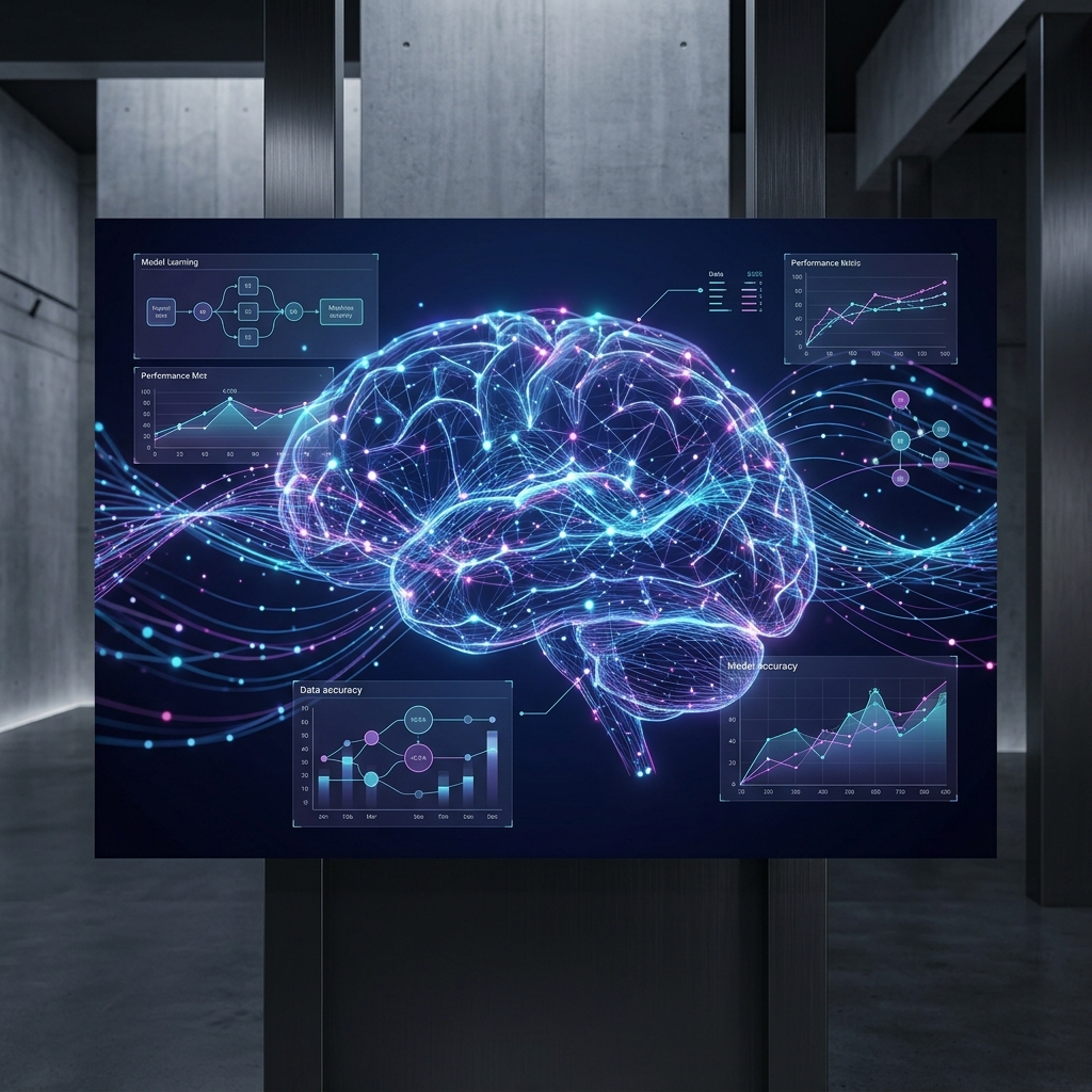 AI neural network visualization